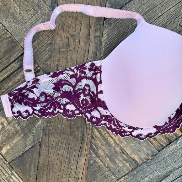Wacoal 853322 Instant Icon Tshirt Bra in Fragrant Lilac/Pickled Beet – 32DD - Picture 10 of 13